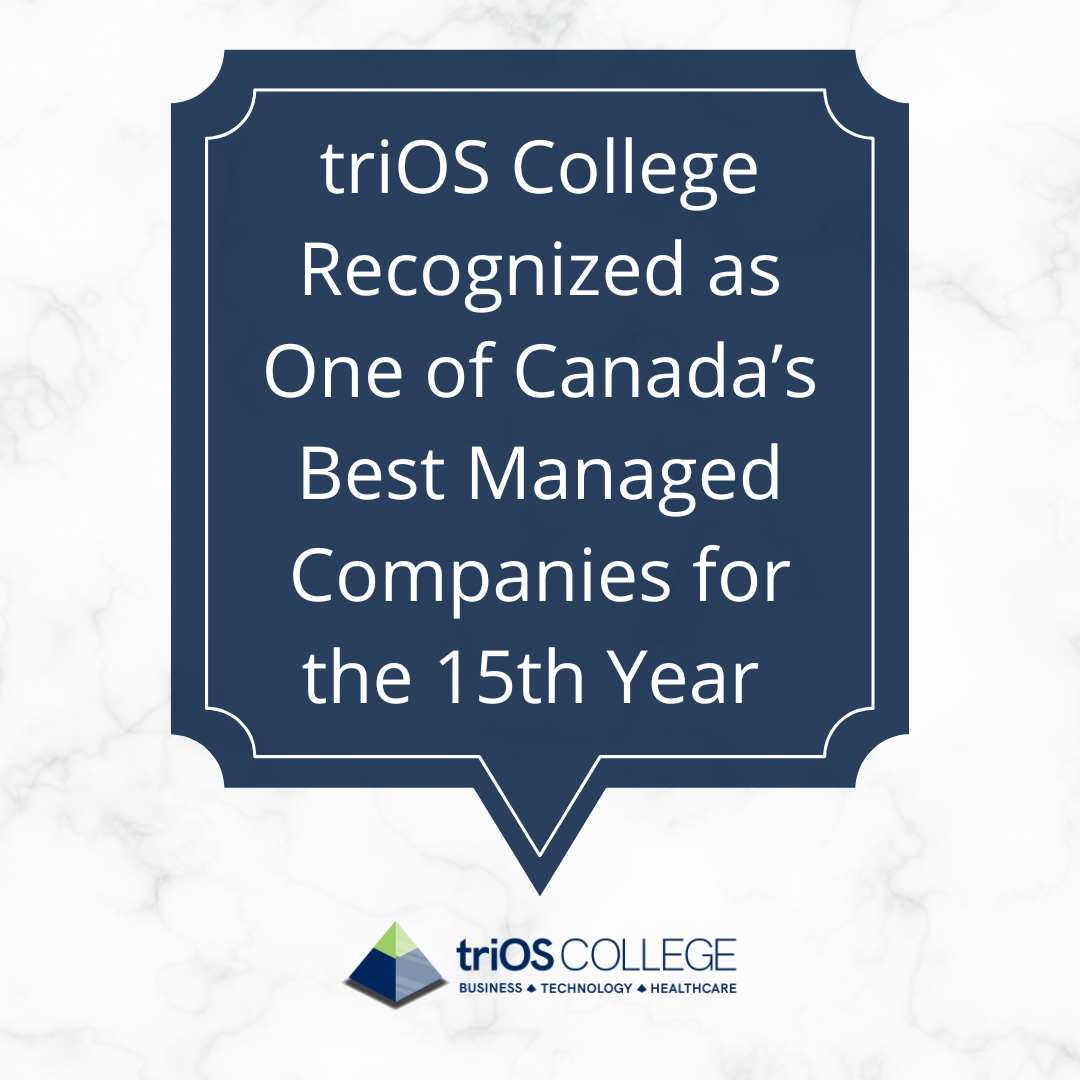 triOS College Recognized as One of Canada’s Best Managed Companies for the 15th Year featured image